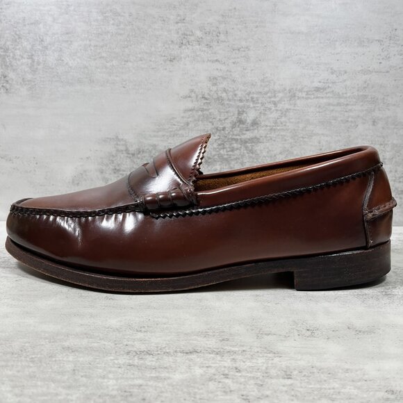 Allen Edmonds Kenwood Made in USA Penny Loafers - Men's Size 12 3E Extra Wide - Picture 1 of 9